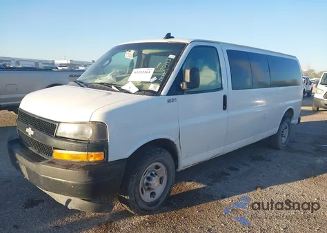 2020 Chevrolet Express Passenger Rwd 3500 Extended Wheelbase Ls z USA, uszkodzony, nr VIN 1GAZGNFG1L1272777